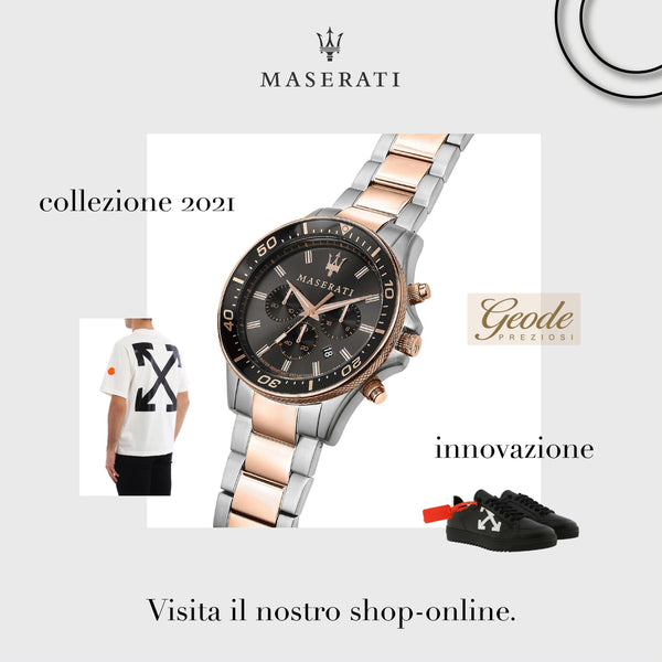 Gli orologi e la gioielleria Maserati delle collezioni Primavera-Estate 2021